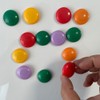 tooloflife 50PCS Red Magnets, Office Magnets Colourful Round Refrigerator and