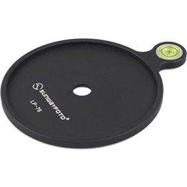 Sunwayfoto Add-on Offset Bubble Level Plate LP-76 76mm Diameter for Tripod/Head