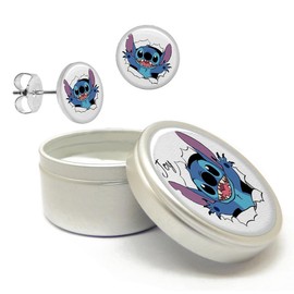 Stitch Stud Earrings Women Stitch Fans Gifts Stud Earrings Stitch Stuff Jewelry Daughter Granddaughter Birthday Gift