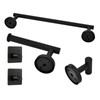 5 Pieces Bathroom Hardware Accessories Set Towel Rack Paper Holder