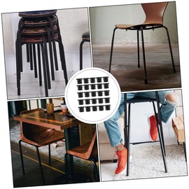 BIUDECO 50pcs Round Plastic Tubing Plugs End Caps for Chair Legs Fence Posts Furniture Protective Covers 4 Sizes