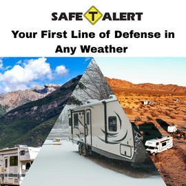 Safe T Alert 20 Series Mini LP Gas Alarm - Propane Alarm - Surface Mount, Black - 20-441-P-BL