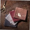 COLLBATH 2pcs Embroidery Random Cup Mats for Tea Ceremony Decorative