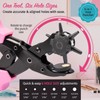 Precision Leather Hole Punch Tool, Best for Belts, Fabric, Leather