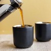 La Cafetière Double Walled Ceramic Espresso Mugs, Set of Two,
