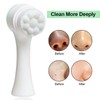 2 Colors Double-Sided Silicone Facial Cleanser Face Wash Blackhead Remover