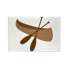 CafePress Canoe Magnets Rectangle Magnet (100 pack)