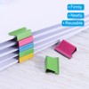 PATIKIL 0.6" x 0.4" Binder Clips, 50 Pcs Reusable Metal