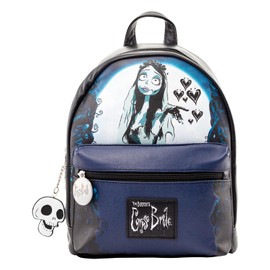 Pyramid International CORPSE BRIDE Fashion Backpack - Luxury Faux Leather, Unique Lining, Matching Zipper Accessory, Inner & Outer Pockets, Durable & Stylish, A Great Pick for Corpse Bride Fans