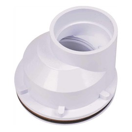 Oatey 2 in. Offset PVC Shower Drain with Stainless Steel Strainer