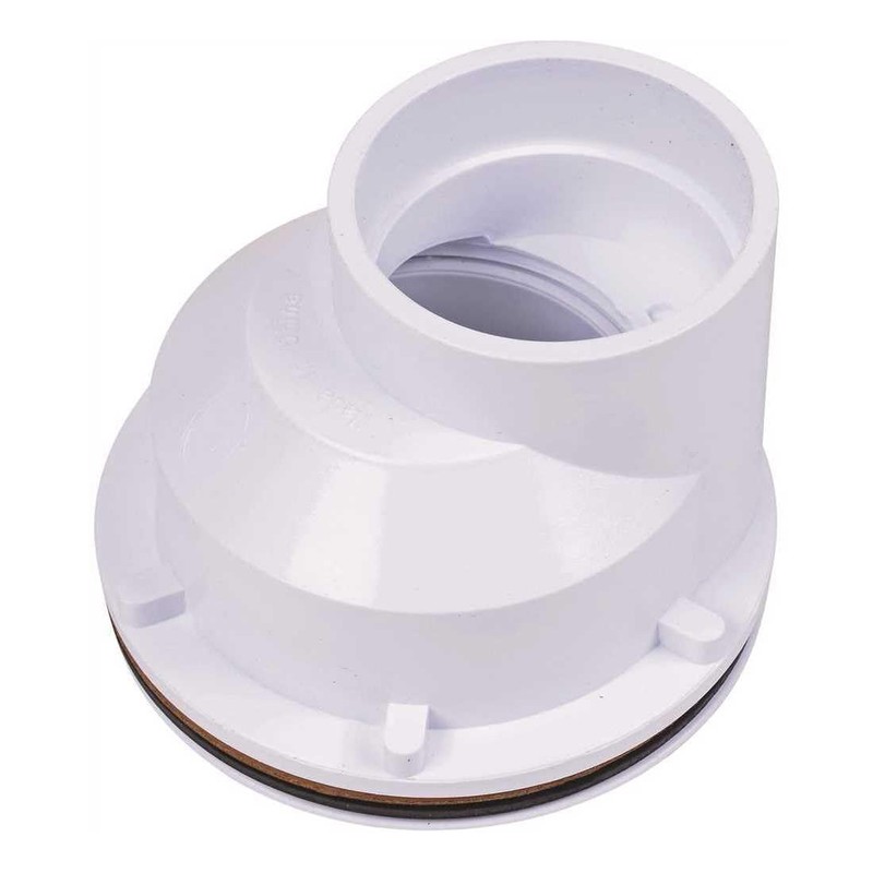 Oatey 2 in. Offset PVC Shower Drain with Stainless Steel