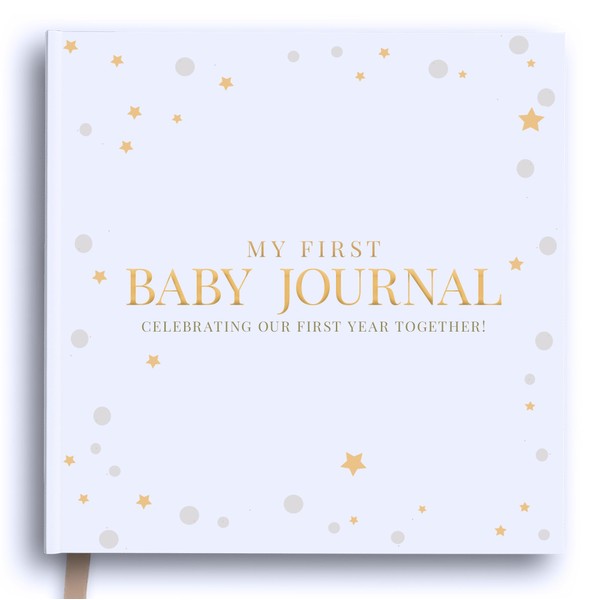 Tiny Trees® Baby Memory Book and Pregnancy Journal - Gift for Baby Showers - Diary for expecting mums dads parents | Baby Milestone Record Book with Family Tree, Milestones, Monthly Birthdays and more