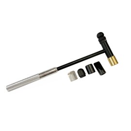 Proops Hobby Hammer with 6 Interchangeable Heads. Soft, Brass, Nylon, Steel (M0265). Free UK Postage