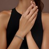 CARITATE Tennis Bracelets for Women Men: 7 inch Stainless Steel