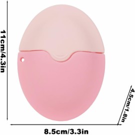 SAHENITEANA Aplicador de crema solar para, aplicador de protector solar recargable, a prueba de fugas, con bola enrollable y esponja, dispensador de protector solar portátil (Verde)