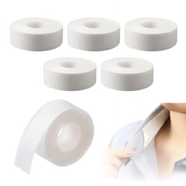 Boono 襟汚れ防止テープ 8M×5本 ワイシャツ 襟汚れ防止 帽子汚れ防止テープ 使い捨て (8M×5本)