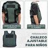 Chaleco Peso Niños Compresión Ajustable Seis Pesos Extraíbles Incluidos Diseño