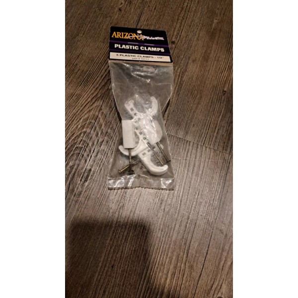 ARIZONAmist Plastic Clamps (5 - Plastic Clamps 1/2 inch For