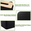 Bamboo Tissue Box Cover - Versatile Tissue Box Holder for