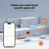 LWOHSI Wireless Home Alarm System with LCD Touch Screen,Smart Home