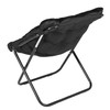Flash Furniture Archer Saucer Chair with Folding Steel Frame, Portable