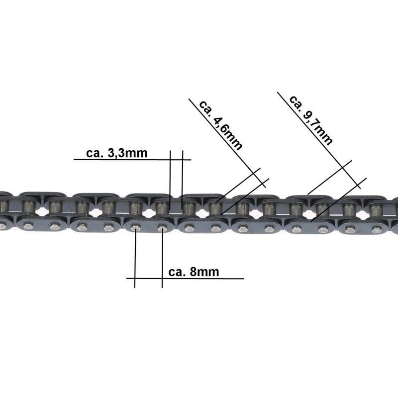 Mach1 Thick T8F Chain 65 Links Petrol Scooter Pocket Dirt