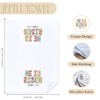 JFFTLL He is Risen Easter Kitchen Towels, Religious Christian Easter
