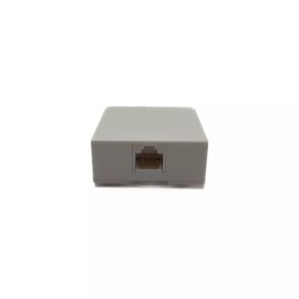 STEREN 300-149WH 8C Cat5e  Data Surface Mount Jack Conductor White Modular Block