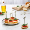 [300 Count] Bamboo Knot Picks - 4.75 Inch Appetizer, Sandwich,