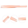 Healeved 2pcs Stainless Steel Eyebrow Tweezers Comb End for Women