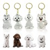 4 Pack Dog Hair Keychain | Set for pet -