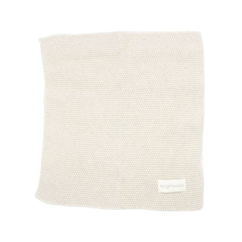 Brightwood Organic Cotton Face Washer All Purpose Cloth, Natural