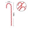 Pack of 20 Christmas Acrylic 12 cm Candy Cane Christmas