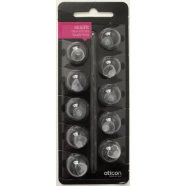 Oticon 1 Pack Oticon miniFit 10mm Bass Single Vent Domes For Hearing Aids. 10 Total.
