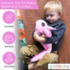 SENSORY4U Weighted Stuffed Animal Axolotl Plush - 22 Inches Long