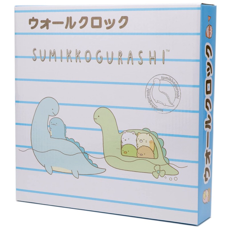 ALIAS WC21048SXSG Sumikko Gurashi Wall Clock, Tokage to Mom, Analog,