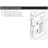 Privacy Pocket Door Lock with Pull, Wooden Sliding Door Handle