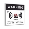 Rigid Warning Sign - Protected by Electronic - Alarm System