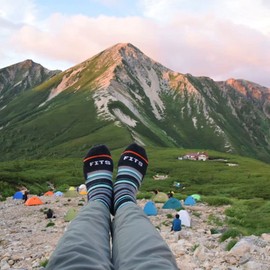 [FITS] フィッツ ミディアムハイカークルー F1015 チャコール L