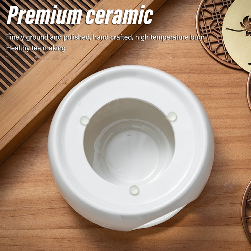 Ceramic Teapot Warmer Hollowed Pad Concave Bottom Practical Multifunction Teapot