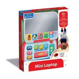 Clementoni Baby Mini Laptop, Educational Computer for Kids 12-36 Months, First Childhood Activity Center, Teaches Letters, Numbers, Shapes, Colours, Stimulates Imitation Game