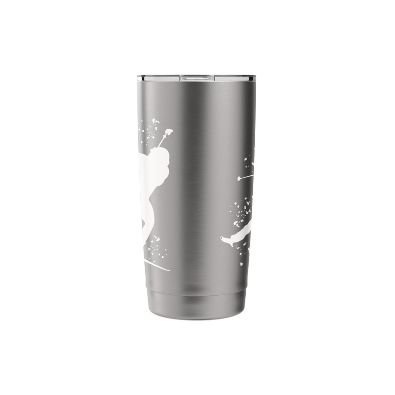 Biathlete Nordic Skiing Biathlon Stainless Steel Insulated Tumbler