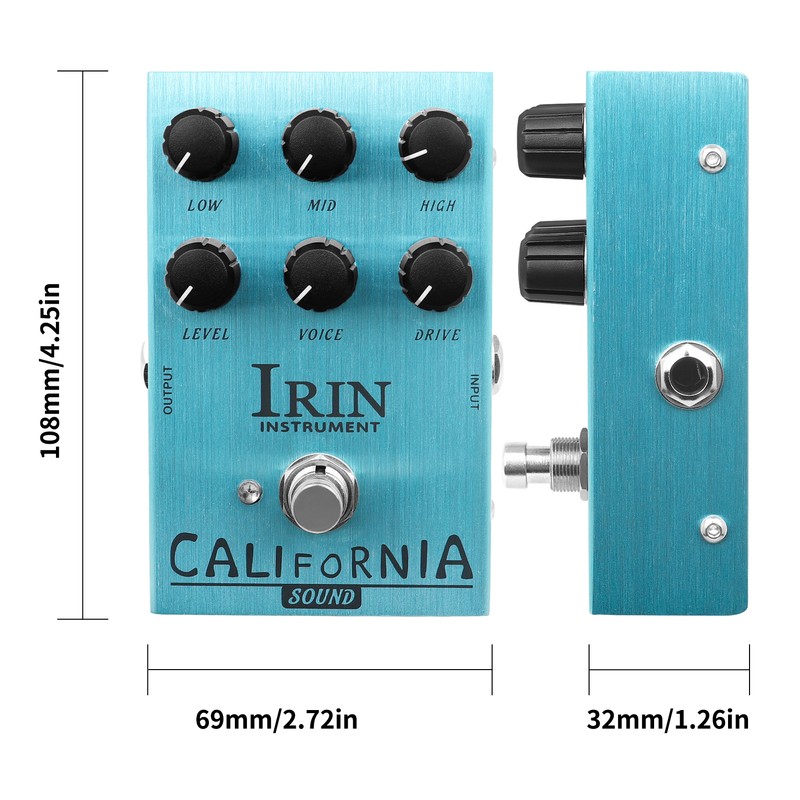 IRIN Mini Guitar Effect Pedal VOX AC30 Speaker Simulator Cabinet