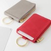 SLIP-ON Key Pouch, Mini Grayish Blue, OSL-2002-GBL, Genuine Leather, Key