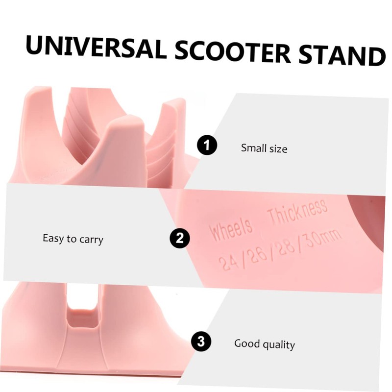 Kisangel Scooter Parking Stand Scooter Stand Rack Space-Saving Design for