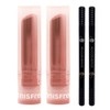 Innisfree Dewy Tint Lip Balm No. 1 Baby Pink 2ea + Eyebrow Dark Brown 2ea / 이니스프리 듀이 틴트 립밤 1호 베이비 핑크 2개+아이브로우 흑갈색 2개