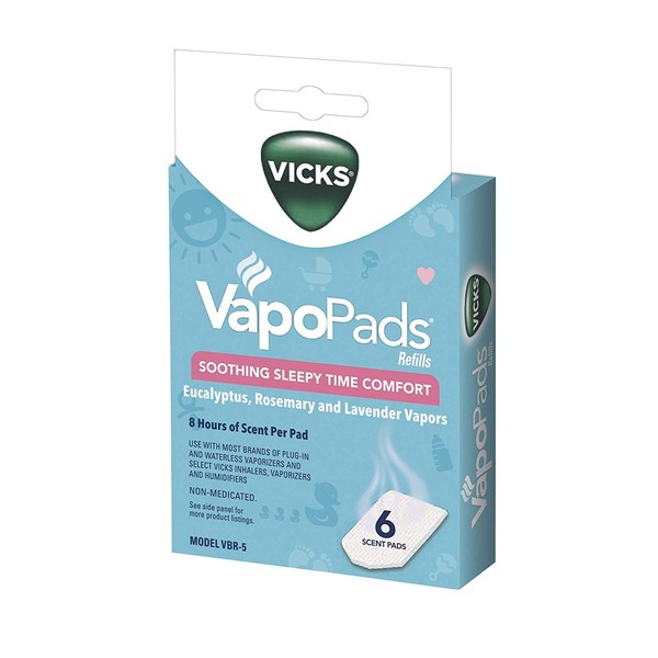 Vicks Pediatric VapoPads Refill Pads 6 ea (Pack of 4)