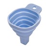 Blue Novelty Silicone Folding Funnel, 2.24 Inch Diameter, Foldable Portable