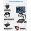 Dcorn 7'' Digital Microscope 1200X, 12MP 1080P Photo/Video Microscope for