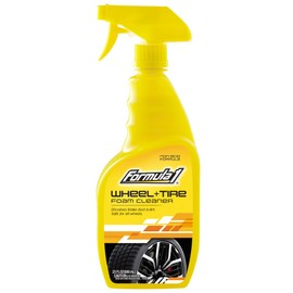 Formula 1 Wheel & Tire Cleaner - Removes Brake Dust and Dirt, Quickly Shines Rims & Tires, Safe for All Cars, Trucks, and Motorcycles (23 oz)